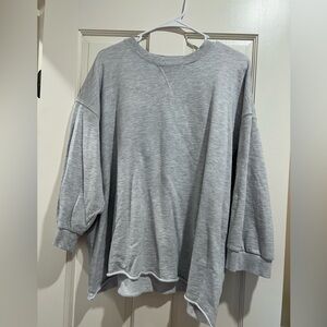Zara Light Gray Knit Top